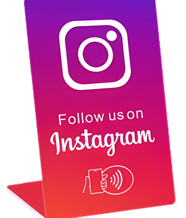 Instagram – Follow Us – Stand