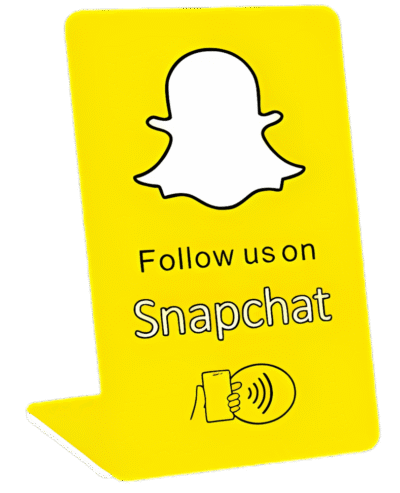 Snapchat – Follow Us – Stand